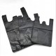 Iepirkumu maisi ar rokturiem, 26*28+12cm, 100gab.,black