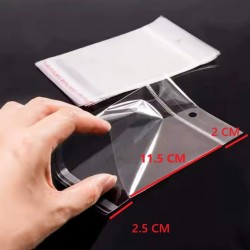Bags with hole and self-adhesive film OPP 11.5*13cm, 100pcs
