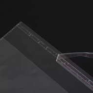 Transparent bag self-adhesive sealing bags OPP with hole,40*45+5cm, 100pcs