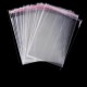 Transparent bag self-sdhesive sealing bags,25 micro,9*10+3cm, 200pcs