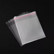 Transparent bag self-sdhesive sealing bags, 25 micro, 15*15+3cm, 200pcs