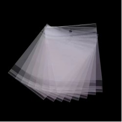 Bags with hole and self-adhesive film OPP 13*17cm, 100pcs