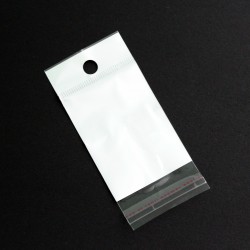 Bags with hole and self-adhesive film OPP 5.5*14cm, 100pcs