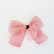 Fabric bows 7,5cm,4pcs