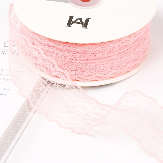 Lace ribbon 4,5cm/45m , peony