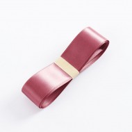 Satīna PREMIUM lente krāsa "cinnabar" 2.5cm/40m