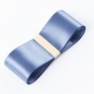 Satīna PREMIUM lente krāsa "blue smoke" 3.8cm/45m