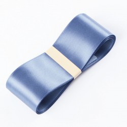 Satīna PREMIUM lente krāsa "blue smoke" 3.8cm/45m