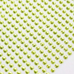 Pašlīmējošās pērlītes d4mm ,880 gab., "green"