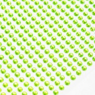 Pašlīmējošās pērlītes d4mm ,880 gab., "green"