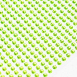 Pašlīmējošās pērlītes d4mm ,880 gab., "green"