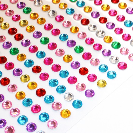 Self adhesive rhinestones  d5mm ,300 pcs