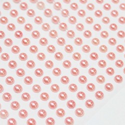 Pašlīmējošās strazas perlamutras d5mm ,390 gab. "light pink"