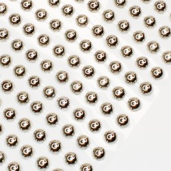 Pašlīmējošās pērlītes d4mm ,216 gab.