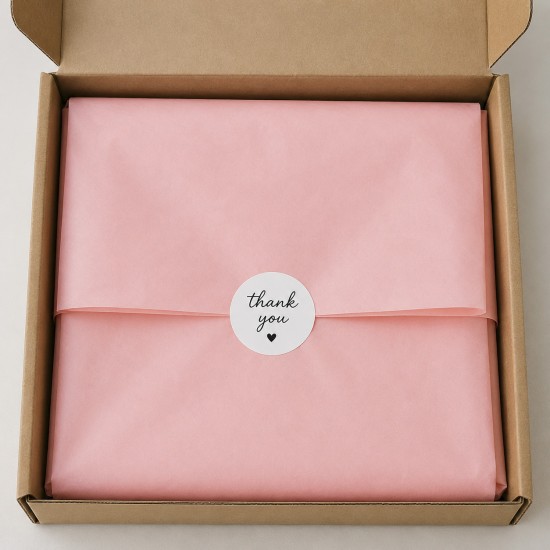 Zīdpapīrs Blush Peach, 17 g/m², 50x70 cm, 40 loksnes