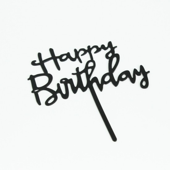Acrylic topper HAPPY BIRTHDAY 1pcs