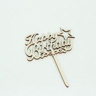 Svētku topperis HAPPY BIRTHDAY 1gab.