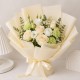 Waterproof Flower Wrapping Film BASIC, Matte, 60×60 cm, Cream (20 pcs)