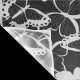 Ūdensizturīgais ziedu iepakojums BUTTERFLY TRANSPARENT 20loksnes, "white"