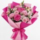 Double-Sided Matte Flower & Gift Wrapping CANDY, Fuchsia / Light Pink (20 sheets)