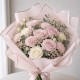 Ūdensizturīga ziedu iesaiņošanas plēve GOLDEN ROSE, Peony, 20 loksnes