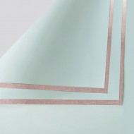 Упаковка для цветов плёнка GOLDEN ROSE 20листов, "pastel green"