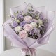 Водостойкая плёнка для упаковки цветов GOLDEN ROSE, Soft Lavander, 20 листов