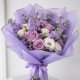 Ūdensizturīga ziedu iesaiņošanas plēve GOLDEN ROSE, Lavender, 20loksnes
