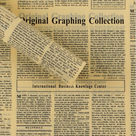 Ūdensizturīgais ziedu iepakojums NEWSPAPER 20loksnes