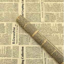 Ūdensizturīgais ziedu iepakojums NEWSPAPER 20loksnes