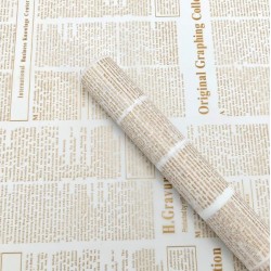 Ūdensizturīgais ziedu iepakojums NEWSPAPER 20loksnes