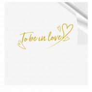 Ziedu plēve caurspīdīga TO BE IN LOVE 20loksnes
