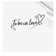 Ziedu plēve caurspīdīga TO BE IN LOVE 20loksnes
