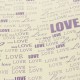 Wrapping paper LOVE 50x70cm 40pcs