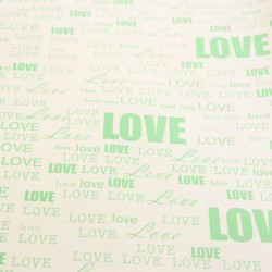 Iepakojuma papīrs LOVE 50x70cm 40loksnes