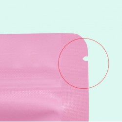 DOYPACK bag with zip-lock 10*14+3cm, pink, 10pcs