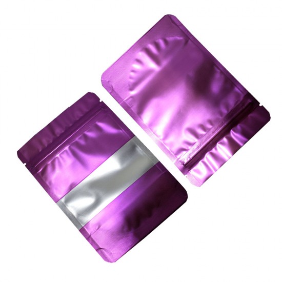 DOYPACK bag with zip-lock 12*20+4cm, Purple, 10pcs