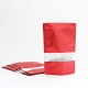 DOYPACK bag with zip-lock 10*15+3cm, red, 10pcs