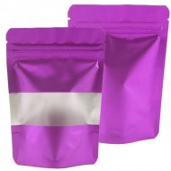 DOYPACK bag with zip-lock 9*13+3cm, Purple, 10pcs