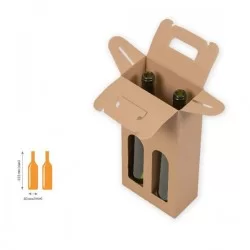 Box for two wine bottles 167*85*337mm