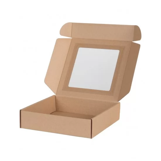Boxes with window 200*200*50mm FEFCO 0427