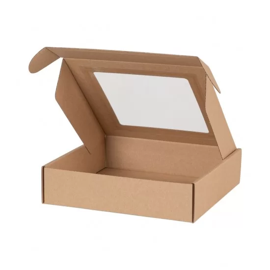 Boxes with window 200*200*50mm FEFCO 0427