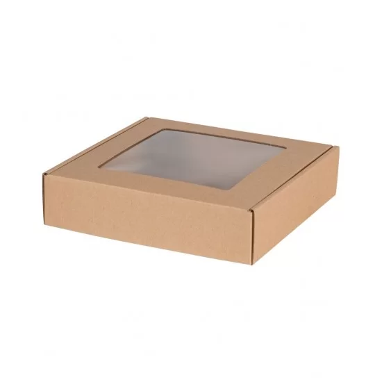 Boxes with window 200*200*50mm FEFCO 0427