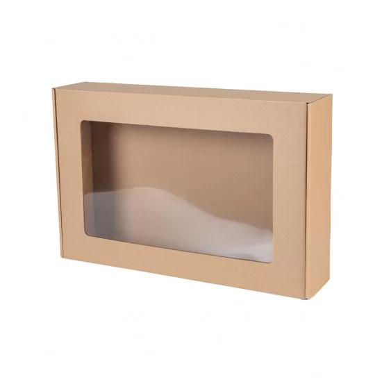 Kaste ar lodziņu 450*300*100mm FEFCO 0427