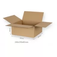 Kartona kaste  250*200*100mm FEFCO 0201