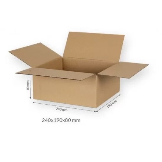 Cardboard box  250*200*100mm FEFCO 0201