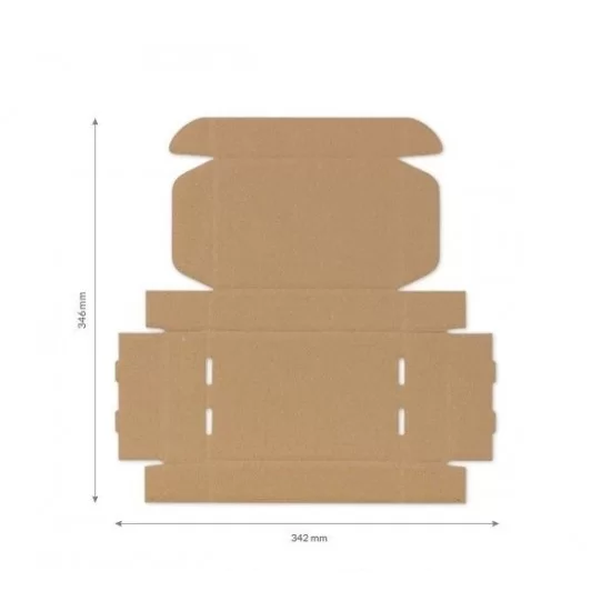 Cardboard box 180*120*40mm, FEFCO 0427, 3-layer, parcel locker - size S, + 10pcs