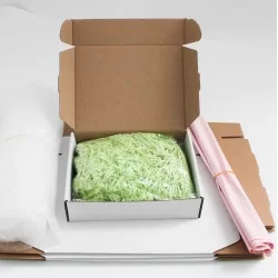 Ready to ship packing set for Online Order: boxes 25*20*5cm 5pcs.,+bubble film 1m., +courier bags 5pcs.,+filler 2pack.