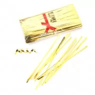 Maisiņu aizdares 10cm, 700gab. "gold"