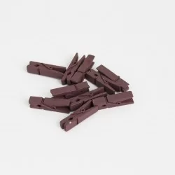 Деревянные прищепки 3,5см 10шт., "brown"